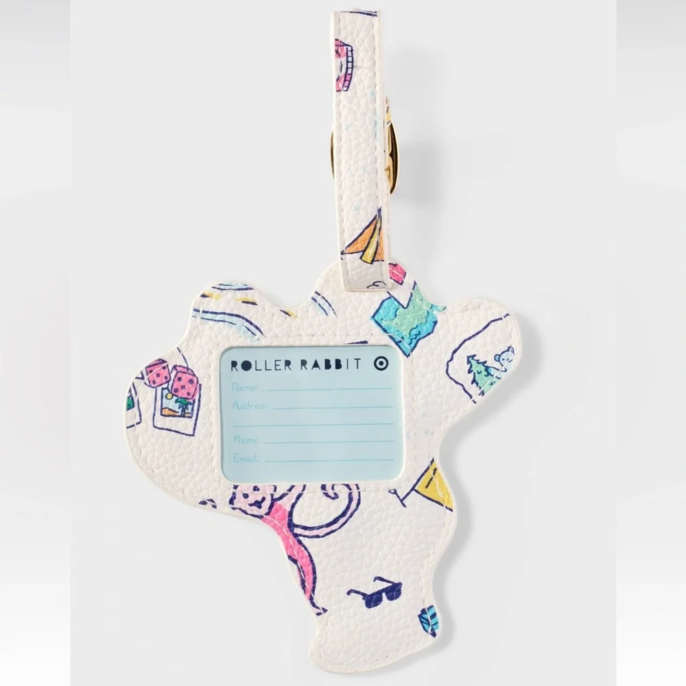 Roller Rabbit x target Lot of 2 Monkey luggage tags - Picture 5 of 5